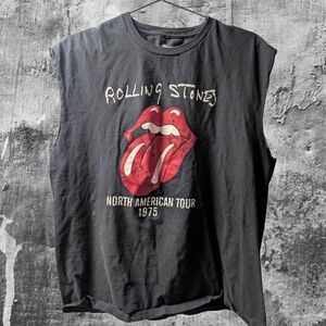 The Rolling Stones Black Cotton Tee